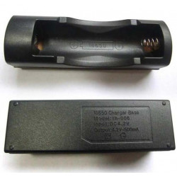 Boitier Bloc Coupleur Support de 1 Batterie Pile rechargeable 18650 3.7v pour chargeur 220v 4.2v man friday - 1
