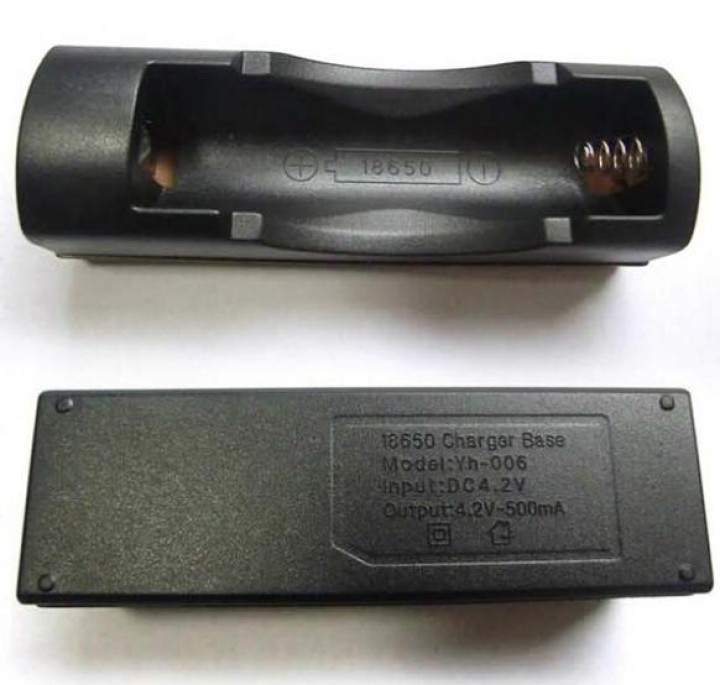 Boitier Bloc Coupleur Support de 1 Batterie Pile rechargeable 18650 3.7v pour chargeur 220v 4.2v man friday - 1