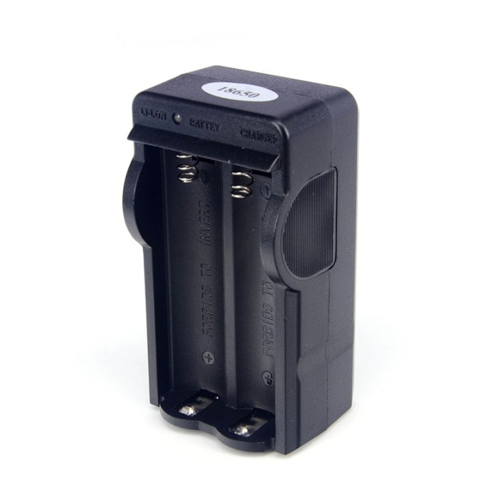 Chargeur secteur 220v 4.2v de 2 batteries rechargeables 18650 3.7v nedro - 4