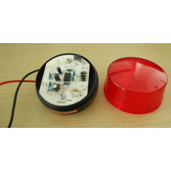 Flash alarma electronico xenon 220vca roja velleman - 6