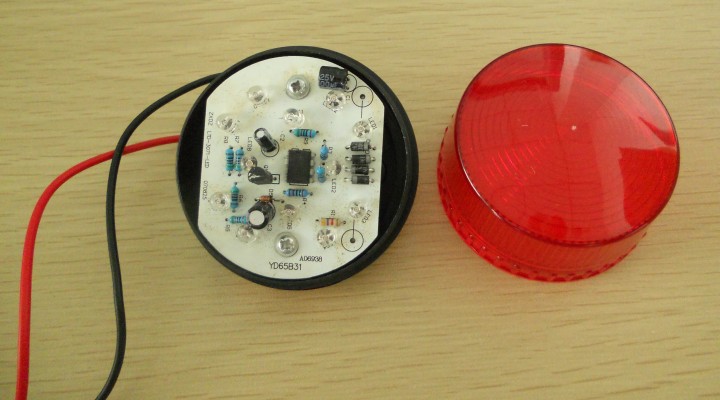 Flash allarme antifurto elettronico 220v Beacons rosso fuoco LTE-5061 velleman - 7