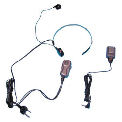 Microfono laringe mano libre para walkie talkie t434 t5w t446 jr  international - 1