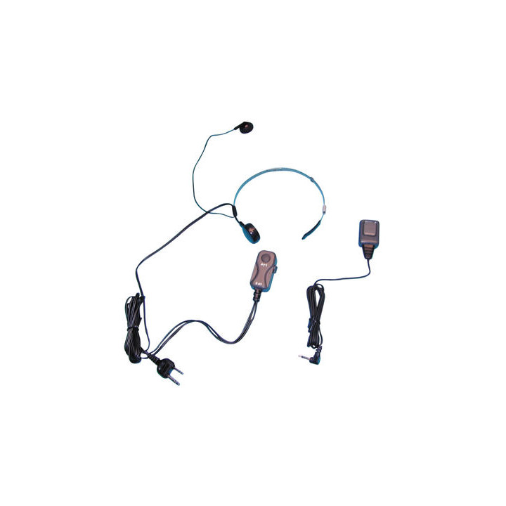 Microfono laringe mano libre para walkie talkie t434 t5w t446 jr  international - 1