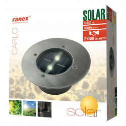 Solar punto redondo LED enterrar Ranex ra-5000197 jr  international - 2
