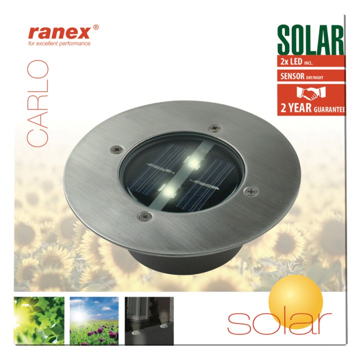 Solar Spot LED rotonda seppellire Ranex ra-5.000.197 jr  international - 3