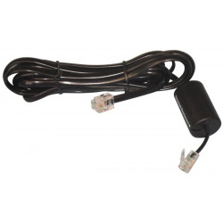 Cable modem telephone cord with plug and filter rj