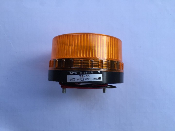 Flash electronic alarm LED lighting ip54 220v 230v amber light signaling velleman - 6