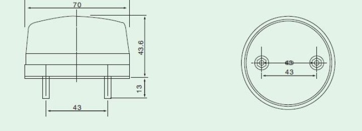 Flash electronic alarm LED lighting ip54 220v 230v amber light signaling velleman - 9
