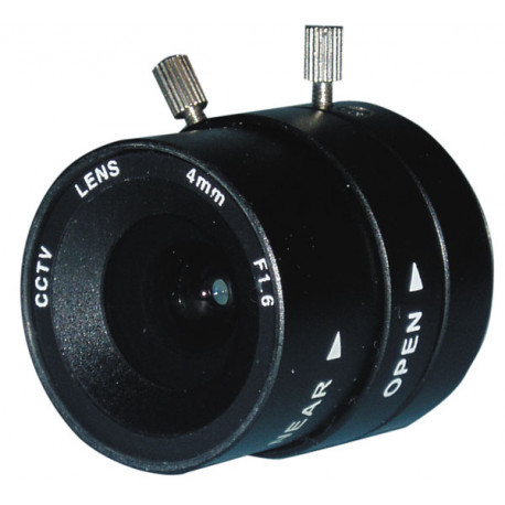 Lens camera lens 4mm with diaphragm jr international - 1