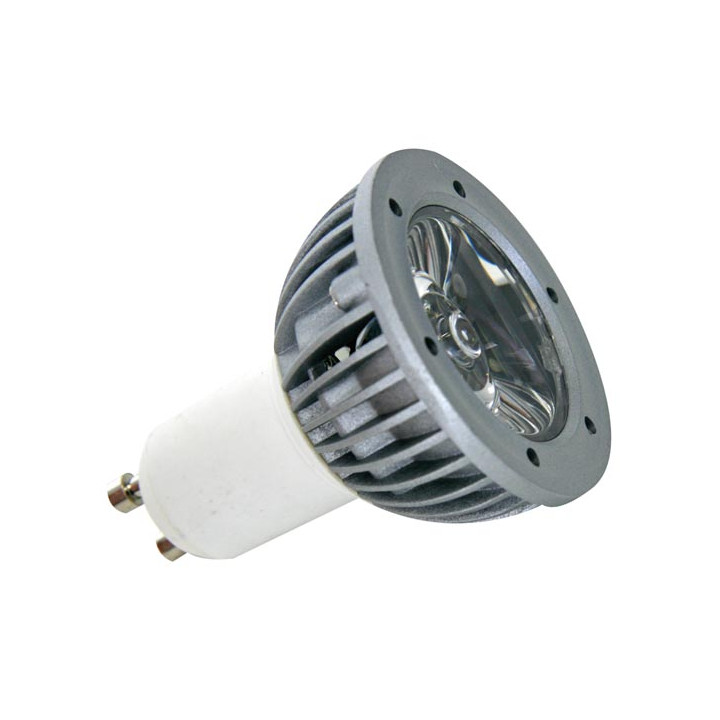 GU10 LED lampadina 220v 240v 50hz scarsa luminosità 3w consomation velleman - 1
