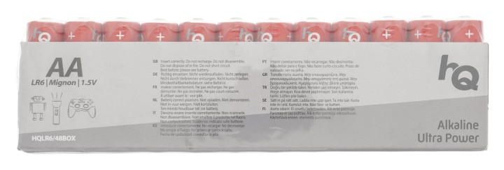 12 paquete de 4 pilas r6p 1.5v (48 pilas) paquetes pilas aa am3 lr6 15a e91mn1500 815 4006 alcalinas hq - 2
