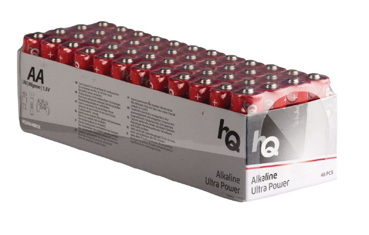 12 paquete de 4 pilas r6p 1.5v (48 pilas) paquetes pilas aa am3 lr6 15a e91mn1500 815 4006 alcalinas hq - 3
