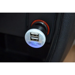 Micro Auto Universal Dual 2 Port USB Car Charger For iPhone iPad iPod 2.1A Mini Car Charger Adapter / Cigar Socket Black bluesto
