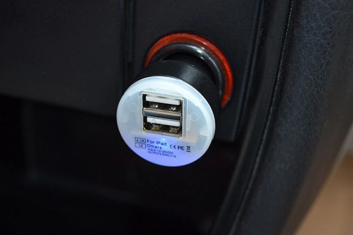Cargador adaptador alimentacion 12v 5v usb doble toma de mechero coche mp3 ipod hq p.sup.usb201 bluestork - 5