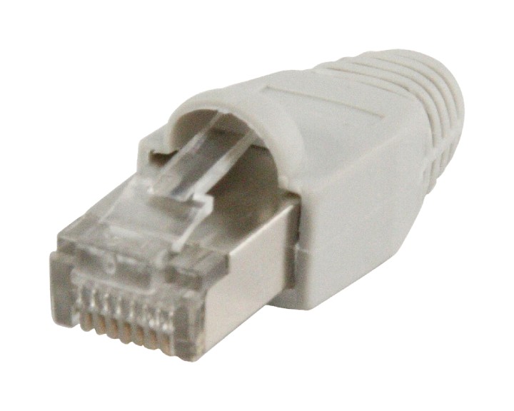 Spina rj45 8p 8c per rete (10 pezzi)spine telefoniche per reti telefoniche konig - 1
