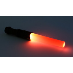 SK68 Q5 300-Lumen Lens LED Torcia portatile Torcia Flashlight LED lampada esterna Viaggi w / Red Light Stick ledwarning - 8