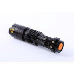 SK68 Q5 300-Lumen lente linterna LED linterna portátil LED antorcha lámpara Viaje al aire libre w / Red Light Palo ledwarning - 