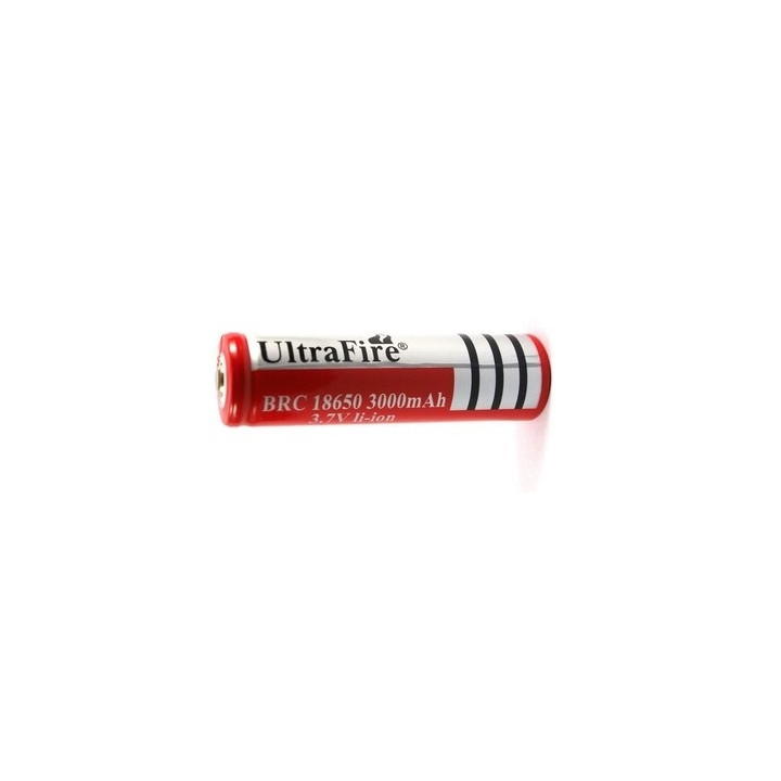 1 battery ultrafire 3.7v 3000mah 18650 rechargeable li-ion 3a flashlight tled3wz samsung - 1