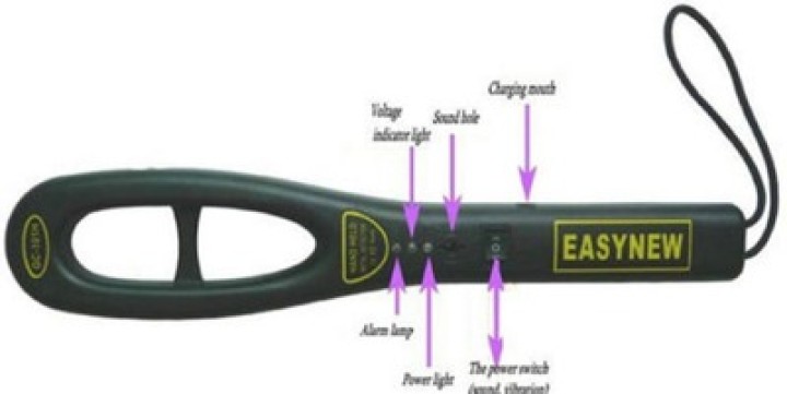 Tragbaren Handheld Metal Detector Berufssuper Scanner Tool Finder für Sicherheit prüfen GC-101H Garrett vigicom - 3