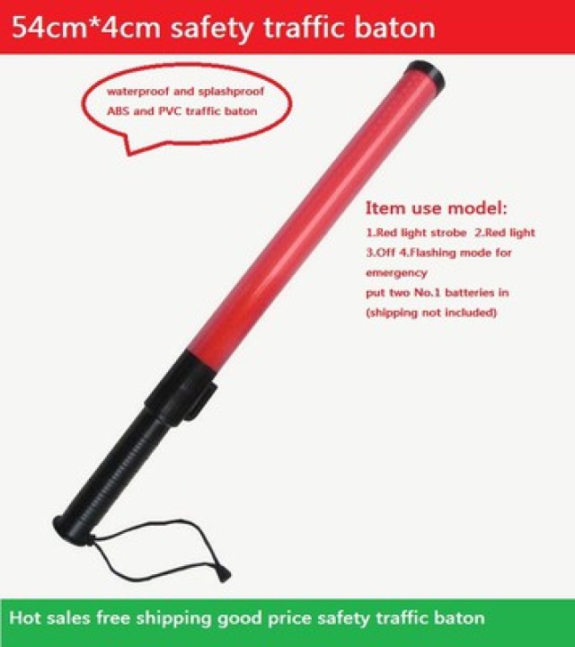 21-inch Roadside Safety LED Traffic Wand Baton led safety control reflective warning stick flashlight jr international - 4