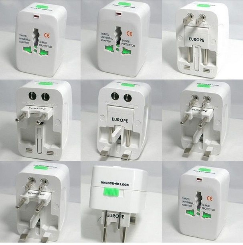 5X Au uk us eu travel power ac adapter plug converter mutec power - 1