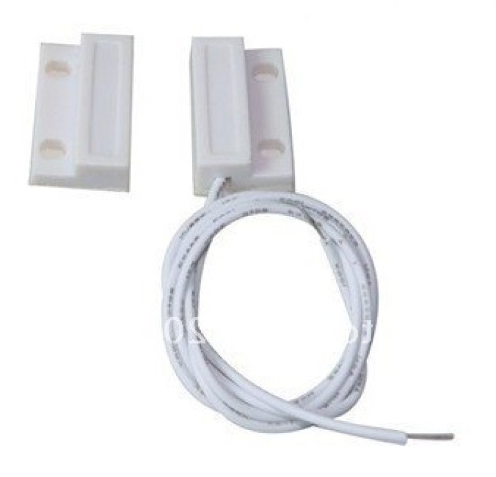 Contact nf protruding 23mm white magnetic detector opening 114ms sensor for alarm sodial - 1