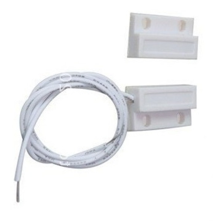 Contatto nf sporgente 23 millimetri bianco rivelatore magnetico di apertura sensore 114ms per allarme toogoo - 1