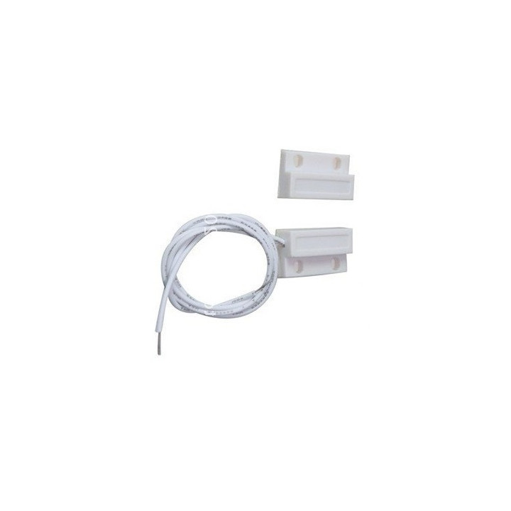 Contact nf protruding 23mm white magnetic detector opening 114ms sensor for alarm bheema - 1