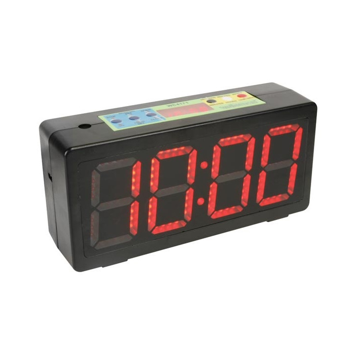 Stoppuhr Countdown-Uhr mit LED-Anzeige WC4171 Zahlen 10cm Timer velleman - 1