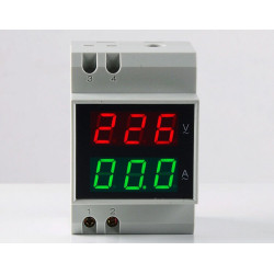 Voltmetre amperemetre de tableau d52-2042 80-300v 200-450vac 02a 99.9a deson - 3