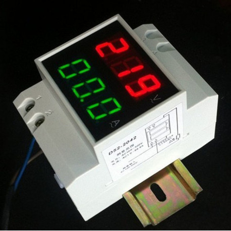 Voltmetre amperemetre de tableau d52-2042 80-300v 200-450vac 02a 99.9a