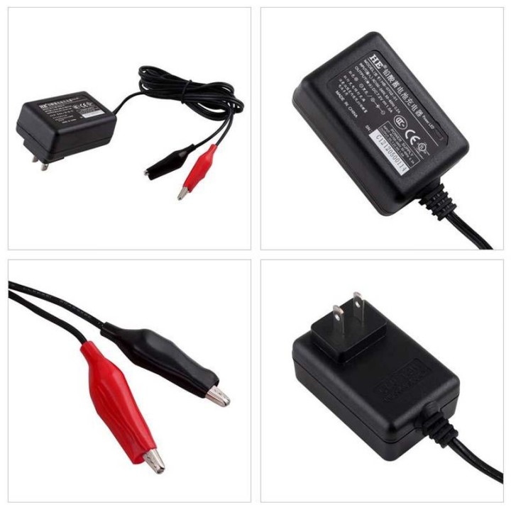 7.2vcc ladegerät 220v 110v 0.5a 6v 1a 6w akku akku motorrad 1a 12a hb-0702 filmer - 4
