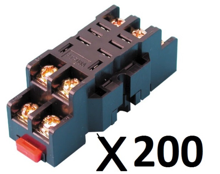 200 Support for relay rl12, rl220, 8 pins 10a electric relay supports electric relays supports relays supports support for relay