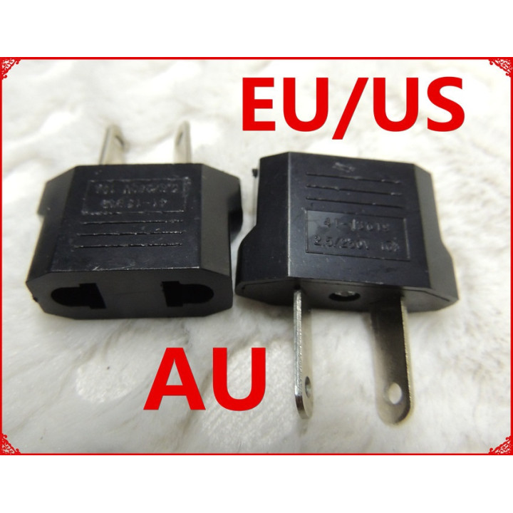 5 adattatore di viaggio plug power us verzione area dell'euro australia cina asia argentina, nuova zelanda adattatore, fiji dc s