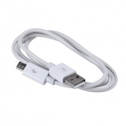 USB 2.0 A Male adapter cable computer cord Micro B male 1.00 m white vlmp60410w hq - 1