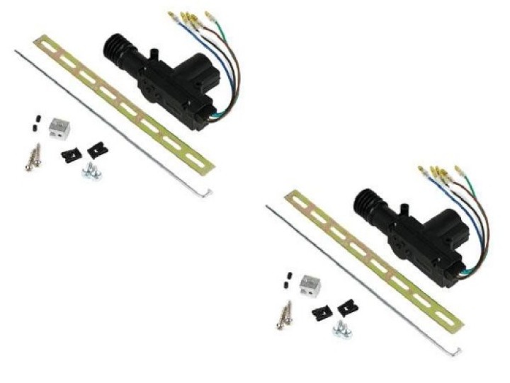 2 X Motor electrico 12vcc 5 filos para bloqueo porta sistema alarma veiculos coches info games - 1