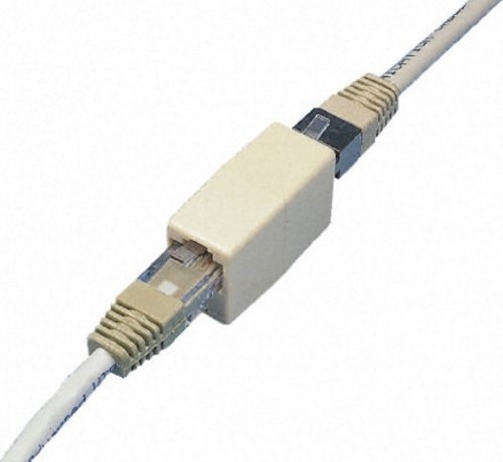 N NEWTOP Adattatore AD42 Prolunga Ethernet Nero RJ45 Femmina - Femmina