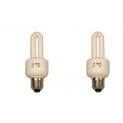 2 X Lampadina 12v 7w e27 a basso consumo lampadina elettrica luce elettrica jr international - 1