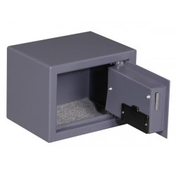 Electronic safe box 23x17x17cm grey velleman - 1