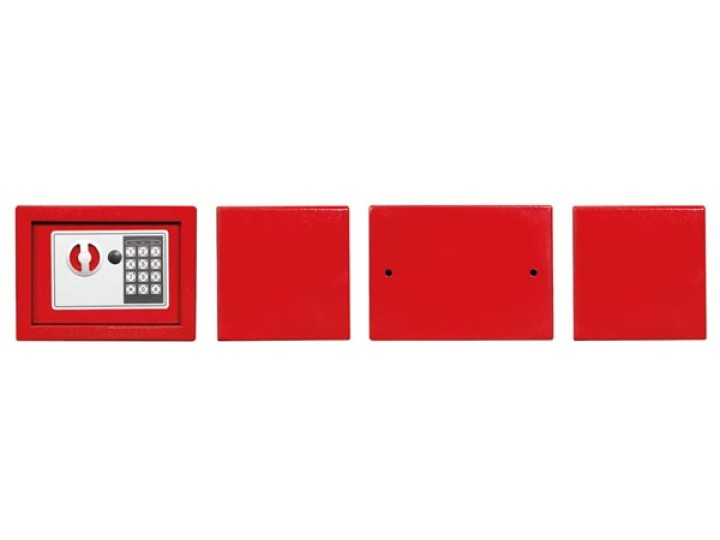 Sicurezza sicuro tastiera elettronica 23 x 17 x 17 cm casi di metallo rosso velleman - 2