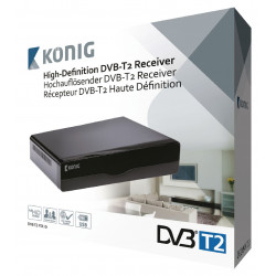 DVB-T2 receiver HD DVR Black nedis - 2