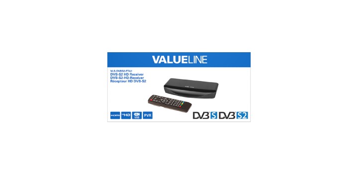 Receiver dvb-s2 full hd 1080p PVR HDMI media player nedis - 2