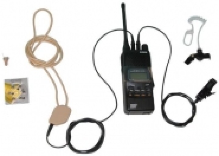 Rental pack wireless earphones wireless miniature communications receivers jr international - 1