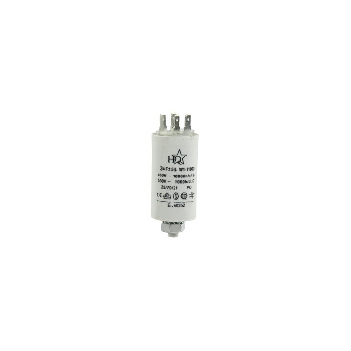 Mf mikrofarad kondensator 3?f 450v 50/60 hz motorinbetriebnahme w1 11.003 wohnung pod jr international - 1