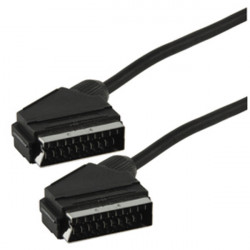Cable scart cable male to male 21 pin scart 1.5m hq hqb 021 1.5 hq - 1