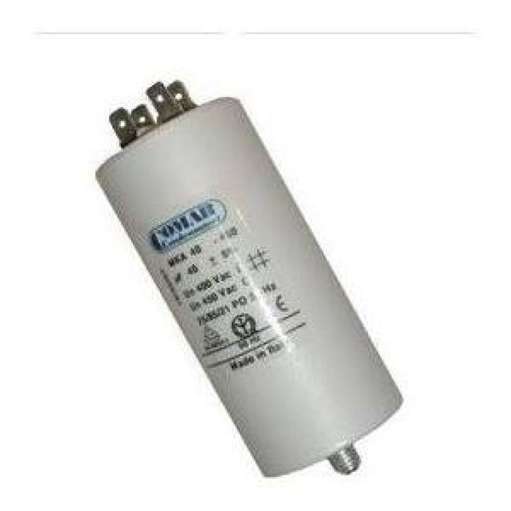 Capacitor 12.5mf micro farad  400v 450v 500v 50 60hz universal motor starter condo with terminal piece constructeurs - 1