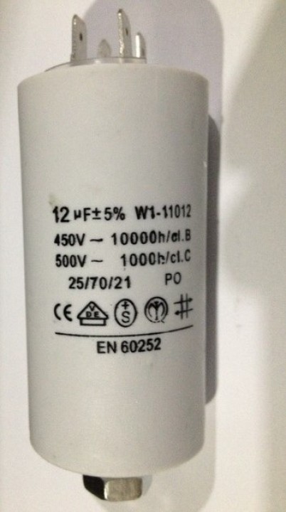 Capacitor 12.0uf  450 v  earth aezertix - 1