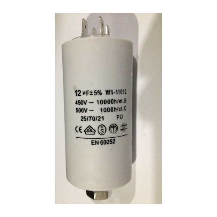 Capacitor 12.0uf  450 v  earth aezertix - 1