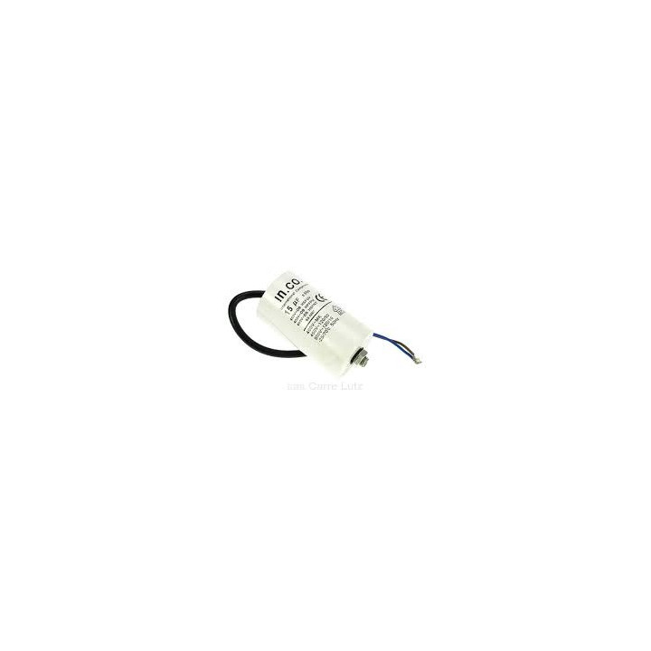 Electric capacitor condo with wire 15mf micro farad 450v booster cable capacitor porta capacitors ducati - 1