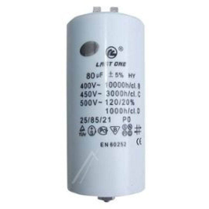 Capacitor 80uf / 450 v + earth divers marques - 1